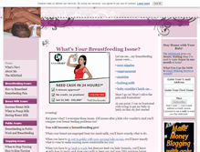Tablet Screenshot of breastfeeding-issues-and-solutions.com